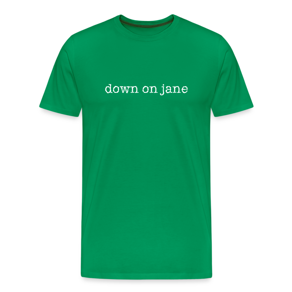 Down On Jane Logo T-shirt - kelly green
