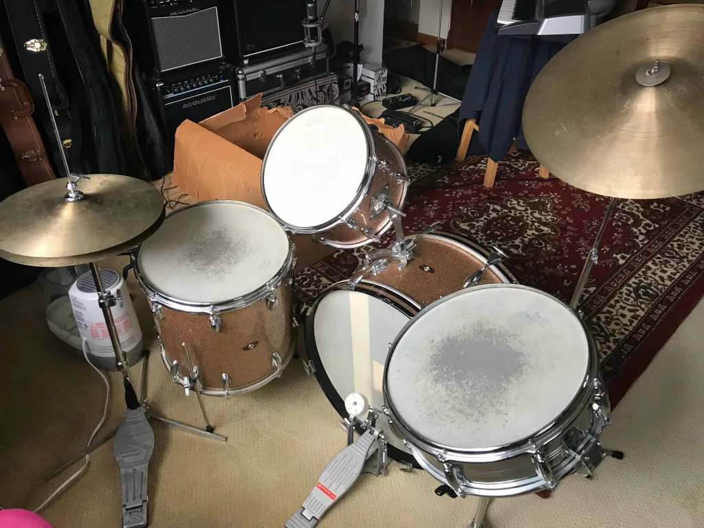 An Original Slingerland drum set from 1968